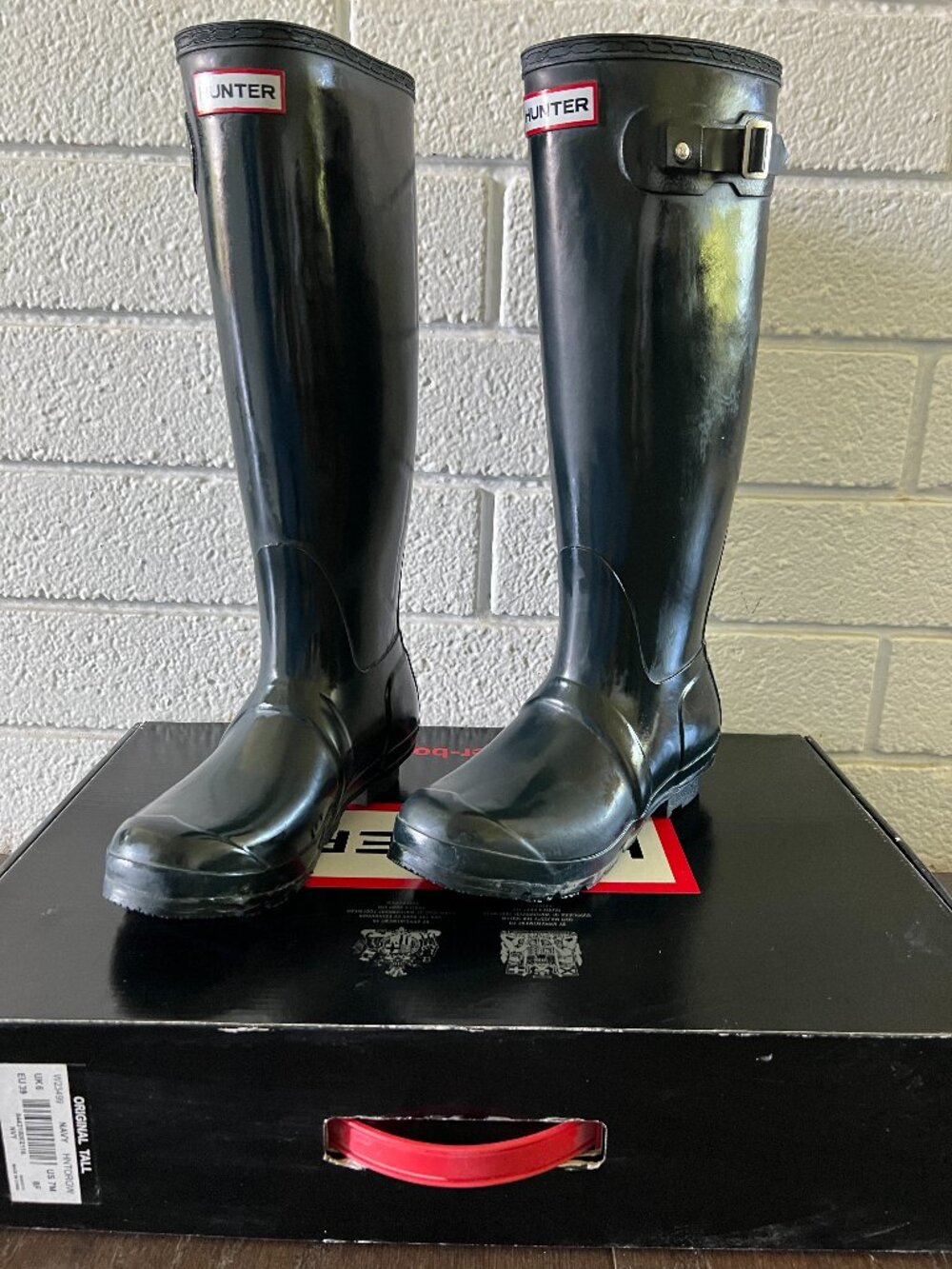 Hunter Original Tall Women Boot - Navy US Size 7M with box W23499